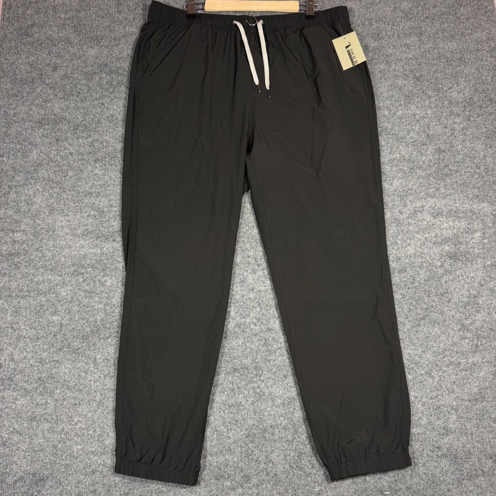 Local Boy Outfitters Jogger Stretch Mens 3XL Black Polyester Spandex NEW*